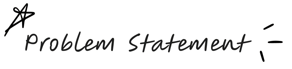 Problem statement